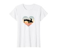 Me Encanta Piano Retro Piano alas música Pianista Camiseta gráfica económica, Mujer, Blanco, XL