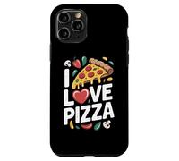 Me encanta Pizza Slice Heart Fun Cheesy Delight Carcasa para iPhone 11 Pro
