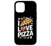 Me encanta Pizza Slice Heart Fun Cheesy Delight Carcasa para iPhone 12/12 Pro