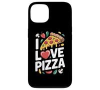 Me encanta Pizza Slice Heart Fun Cheesy Delight Carcasa para iPhone 13