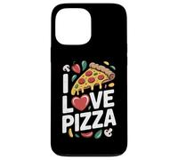 Me encanta Pizza Slice Heart Fun Cheesy Delight Carcasa para iPhone 13 Pro Max