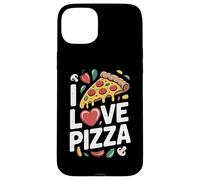 Me encanta Pizza Slice Heart Fun Cheesy Delight Carcasa para iPhone 15 Plus