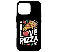 Me encanta Pizza Slice Heart Fun Cheesy Delight Carcasa para iPhone 16 Pro