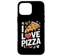 Me encanta Pizza Slice Heart Fun Cheesy Delight Carcasa para iPhone 16 Pro Max