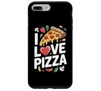 Me encanta Pizza Slice Heart Fun Cheesy Delight Carcasa para iPhone 7 Plus/8 Plus