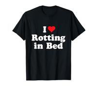 Me Encanta pudrirse en la Cama Escuche a Hurkle Durkle Gen-Z Lazy Day Camiseta