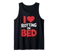 Me Encanta pudrirse en la Cama Hurkle Durkle Gen-Z Lazy Day Camiseta sin Mangas