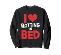 Me Encanta pudrirse en la Cama Hurkle Durkle Gen-Z Lazy Day Sudadera