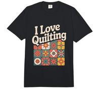 Me Encanta Quilting Passion Retro Patchwork Craft Comfort Colors Adult Heavyweight T-Shirt