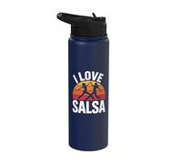 Me encanta Salsa Dance Groove Passion Stainless Steel Insulated Water Bottle