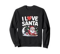 Me Encanta Santa Jolly St. Nick Christmas Joy Sudadera
