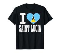 Me Encanta Santa LUCÍA Heart Souvenir Lovers Pride Travel Camiseta