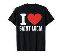 Me Encanta Santa LUCÍA Heart Souvenir Lovers Pride Travel Camiseta