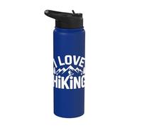 Me Encanta Senderismo Montaña Trekking Explorar Stainless Steel Insulated Water Bottle