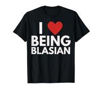 Me Encanta ser blasiano, Negro, Orgullo asiático, Patrimonio Cultural Camiseta gráfica económica, Hombre, Negro, S