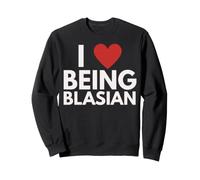 Me Encanta ser blasiano, Negro, Orgullo asiático, Patrimonio Cultural Sudadera