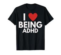 Me Encanta Ser Conciencia TDAH Divertido Neurodivergente Neuropicante Camiseta