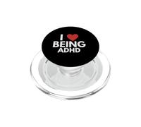 Me Encanta Ser Conciencia TDAH Divertido Neurodivergente Neuropicante PopSockets PopGrip para MagSafe
