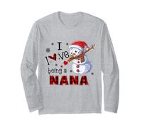 Me Encanta ser un muñeco de Nieve Nana Dab Christmas 2020 Manga Larga