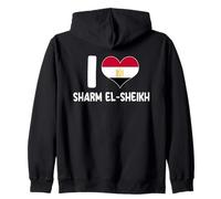 Me Encanta Sharm El-Sheikh Egipto Vacaciones en el Mar Rojo Sudadera con Capucha