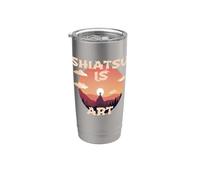Me encanta SHIATSU Vaso térmico de acero inoxidable de doble pared