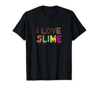 Me encanta Slime, para amantes del arte vintage y manualidades, linda reina del limo Camiseta