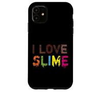 Me encanta Slime, para amantes del arte vintage y manualidades, linda reina del limo Carcasa para iPhone 11