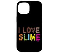 Me encanta Slime, para amantes del arte vintage y manualidades, linda reina del limo Carcasa para iPhone 15