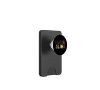 Me encanta Slime, para amantes del arte vintage y manualidades, linda reina del limo PopSockets PopWallet para MagSafe