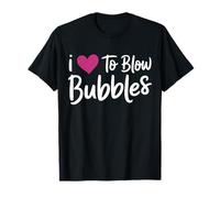 Me encanta soplar burbujas divertidas para su esposa novia Camiseta