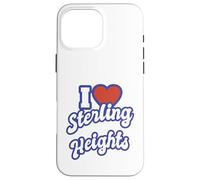 Me Encanta Sterling Heights Michigan Carcasa para iPhone 16 Pro MAX