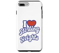Me Encanta Sterling Heights Michigan Carcasa para iPhone 7 Plus/8 Plus