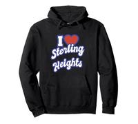 Me Encanta Sterling Heights Michigan Sudadera con Capucha