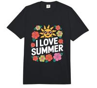 Me Encanta Summer Hibiscus Sun Fun Time Comfort Colors Adult Heavyweight T-Shirt