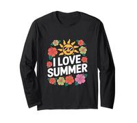 Me Encanta Summer Hibiscus Sun Fun Time Manga Larga