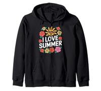 Me Encanta Summer Hibiscus Sun Fun Time Sudadera con Capucha