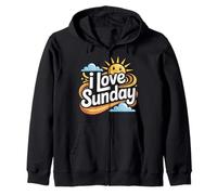 Me Encanta Sunday Sunshine Happy Day Sudadera con Capucha