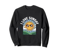 Me Encanta Sunday Sunshine Happy Vibes Sudadera