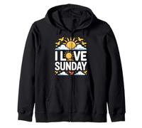 Me Encanta Sunday Sunshine Vibes Sudadera con Capucha