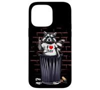 Me Encanta Trash Funny Raccoon Trash Panda Carcasa para iPhone 14 Pro MAX