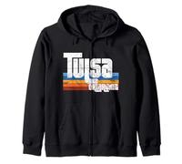 Me Encanta Tulsa, Oklahoma, Ok, Retro, Oeste, Desierto, suroeste Sudadera con Capucha