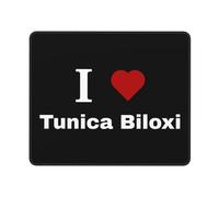 Me Encanta Tunica Biloxi Alfombrilla De Ratón Bordes Cosidos Mousepad Lavable Alfombrilla De Escritorio para Oficina Hogar Gaming 25X30Cm
