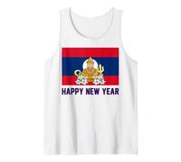 Me Encanta Vientián, la Bandera de Laos, Orgulloso de ser laosiano, niño, niña, papá, mamá Camiseta sin Mangas