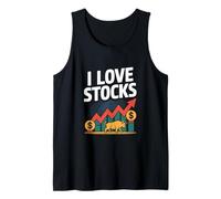 Me encantan las acciones Entusiasmo alcista de los inversores Camiseta sin Mangas