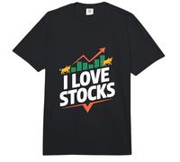 Me encantan Las acciones entusiastas del Mercado alcista Comfort Colors Adult Heavyweight T-Shirt