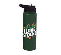 Me encantan las acciones entusiastas del mercado alcista Stainless Steel Insulated Water Bottle