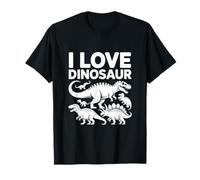 Me encantan Las Criaturas prehistóricas Divertidas de Dinosaurios Camiseta