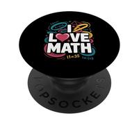 Me encantan las ecuaciones matemáticas Diseño entusiasta PopSockets PopGrip Adhesivo