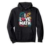 Me encantan las ecuaciones matemáticas Diseño entusiasta Sudadera con Capucha