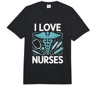 Me encantan Las Enfermeras entusiastas de la Medicina Comfort Colors Adult Heavyweight T-Shirt